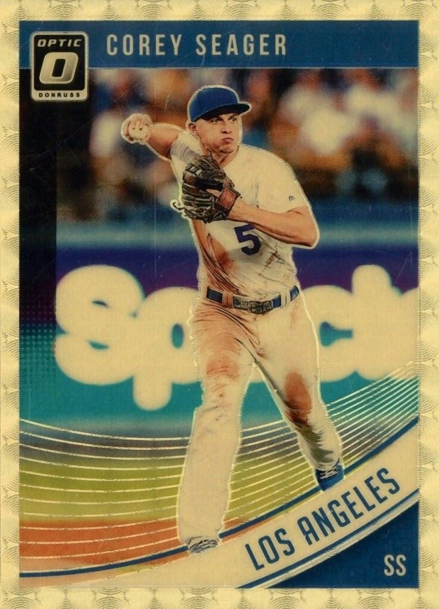 2018 Panini Donruss Optic Corey Seager #124 Baseball Card