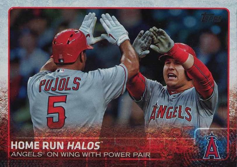 2015 Topps Update Albert Pujols/Mike Trout #US213 Baseball Card