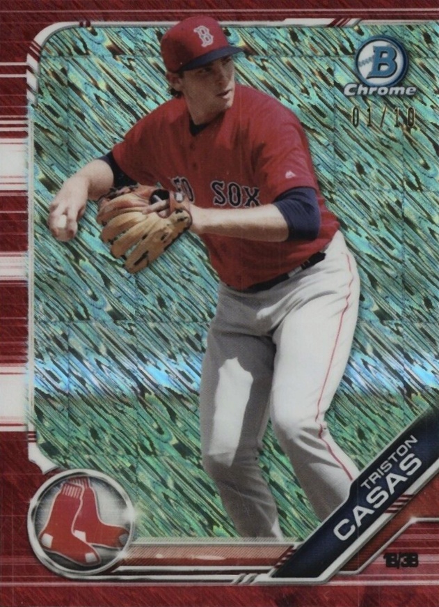 2019 Bowman Chrome Prospects Triston Casas #BCP213 Baseball Card