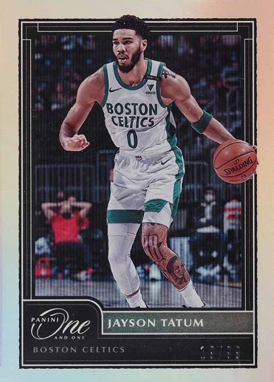 2020 Panini One and One Jayson Tatum #54 Basketball Card