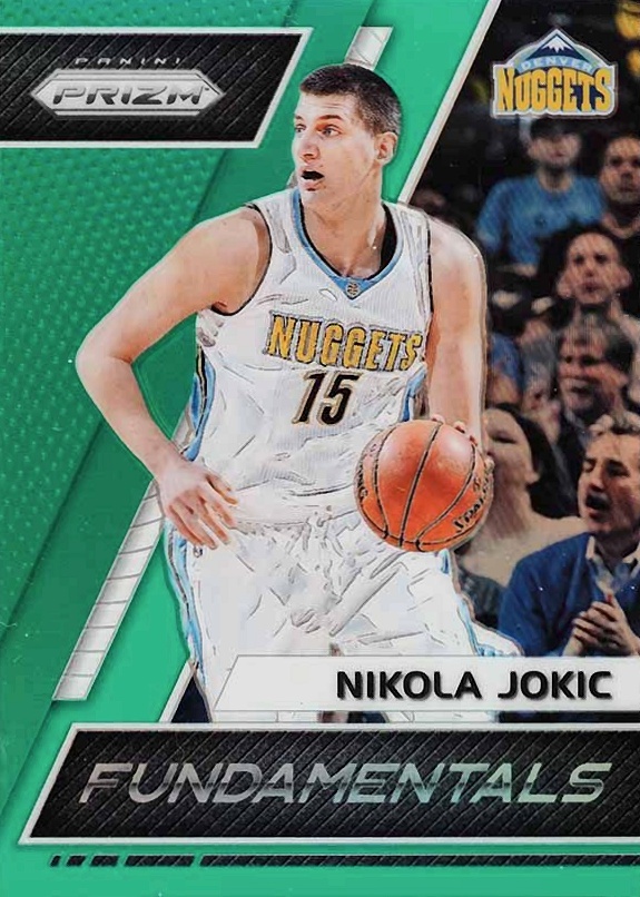 2017 Panini Prizm Fundamentals Nikola Jokic #50 Basketball Card