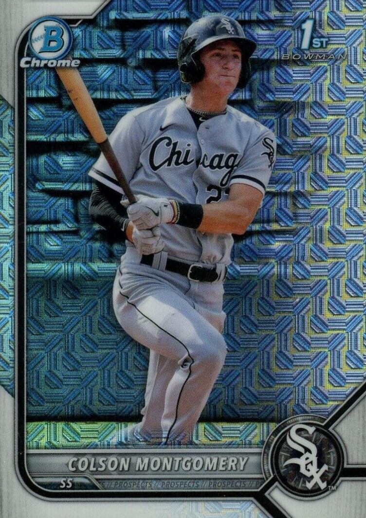 2022 Bowman Mega Box Chrome Colson Montgomery #71 Baseball Card