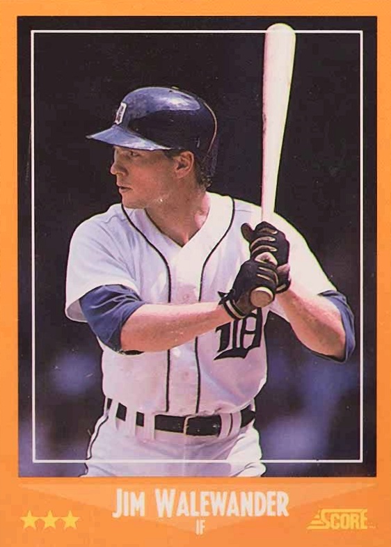 1988 Score Glossy Jim Walewander #571 Baseball Card