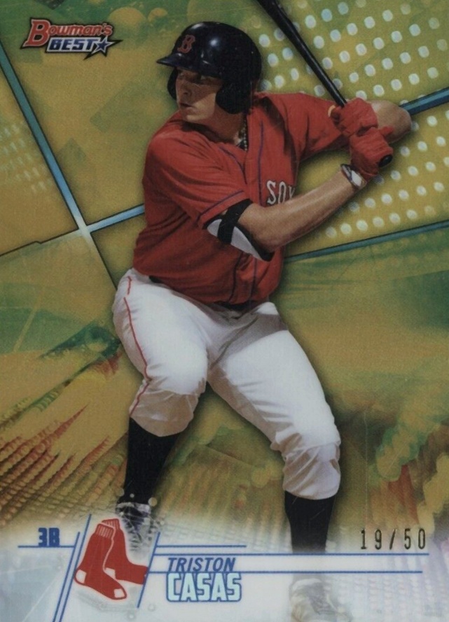 2018 Bowman's Best Top Prospects Triston Casas #TP-29 Baseball Card