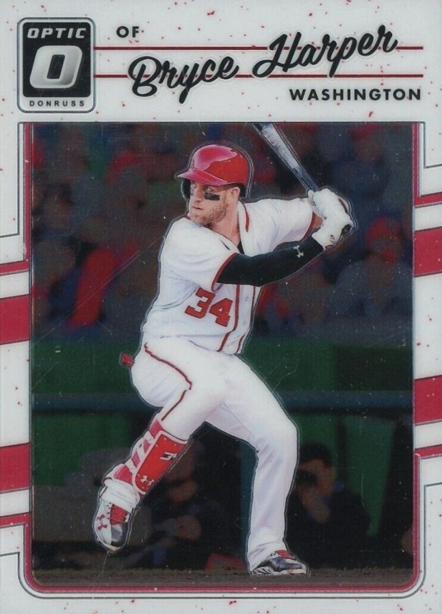 2017 Panini Donruss Optic Bryce Harper #152 Baseball Card