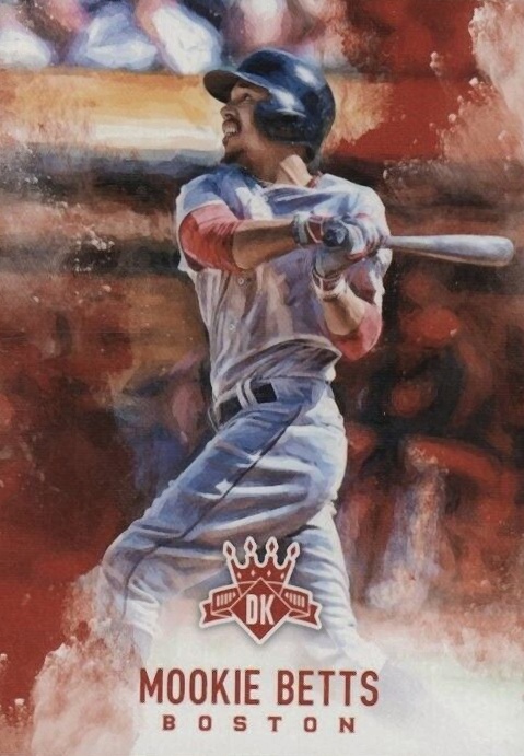 2017 Panini Diamond Kings Mookie Betts #54 Baseball Card