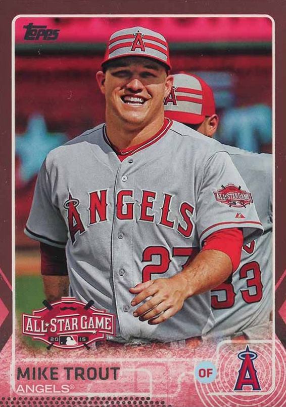 2015 Topps Update Mike Trout #US364 Baseball Card