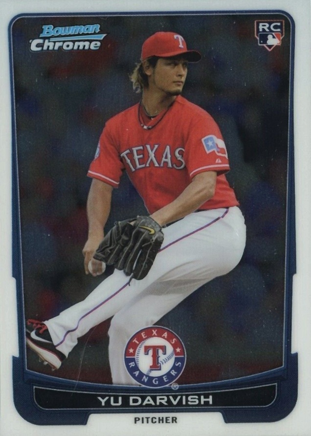 2012 Bowman Chrome Draft YU Darvish #50 Baseball Card