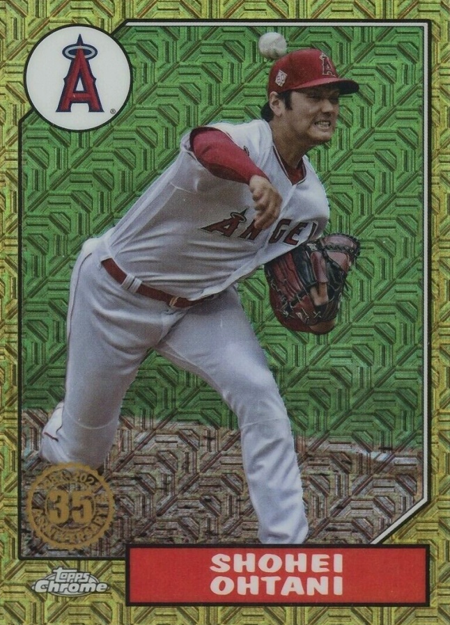 2022 Topps Silver Pack 1987 Chrome Promo Shohei Ohtani #T87C250 Baseball Card