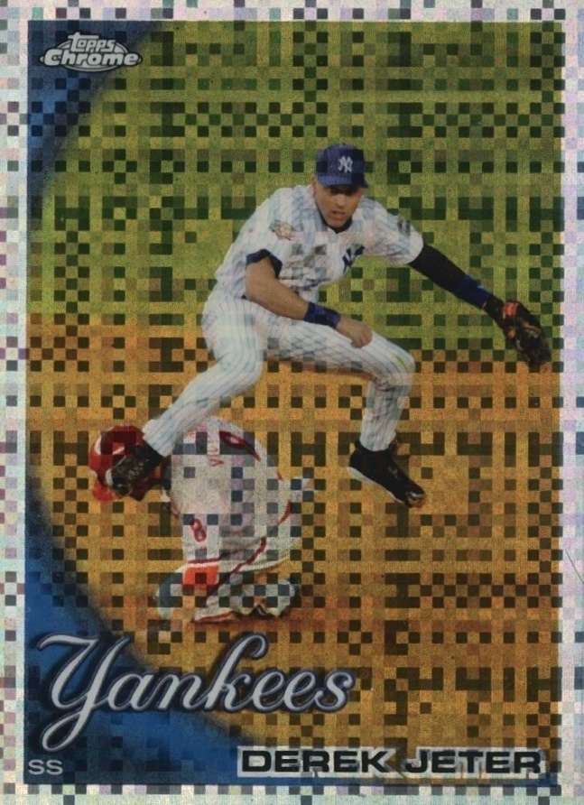 2010 Topps Chrome Derek Jeter #165 Baseball Card