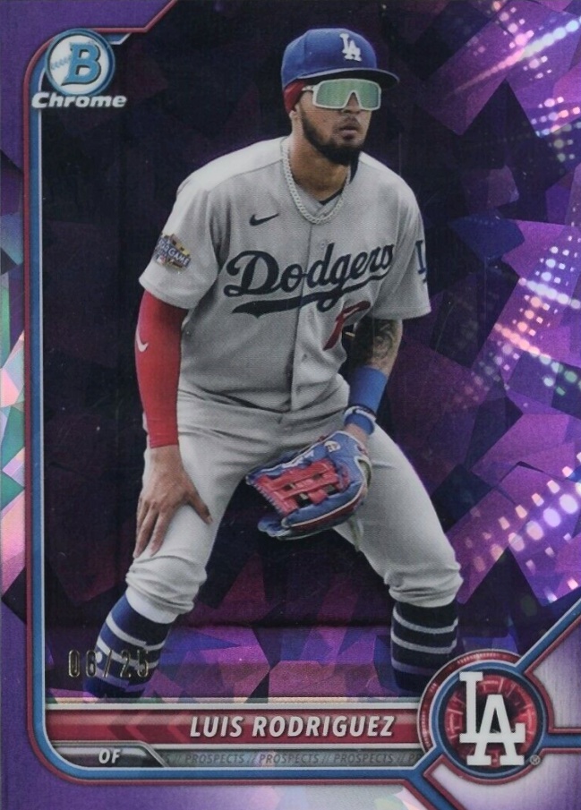 2022 Bowman Sapphire Edition Chrome Prospects Luis Rodriguez #BCP47 Baseball Card