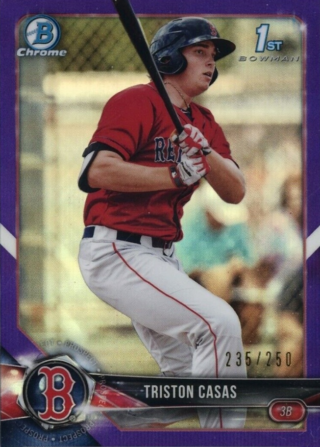 2018 Bowman Draft Triston Casas #BD171 Baseball Card