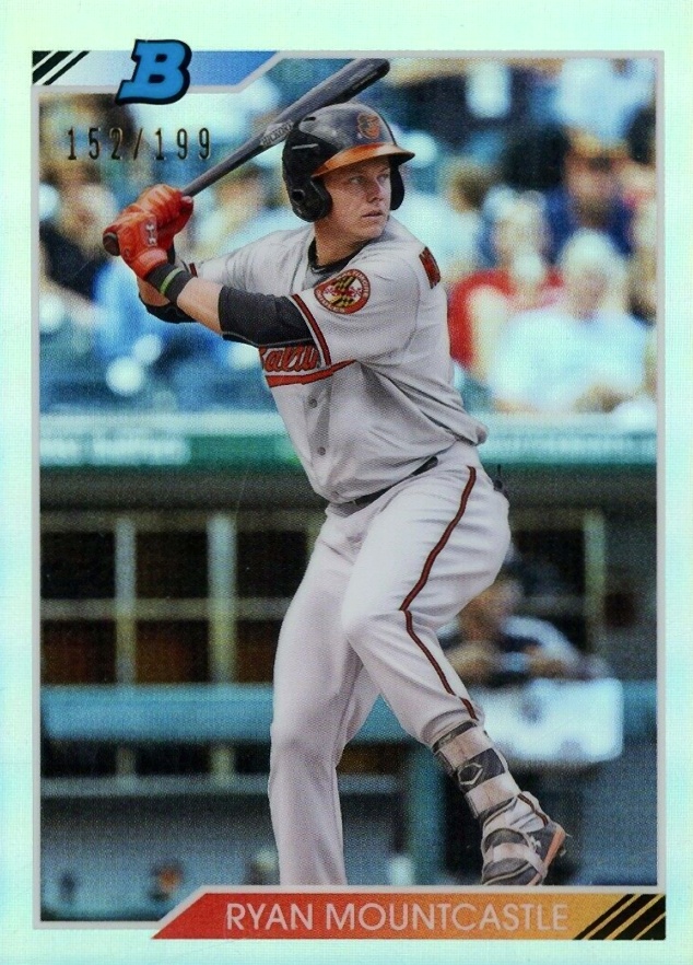 2020 Bowman Heritage Chrome Prospects Ryan Mountcastle #MNT Baseball Card