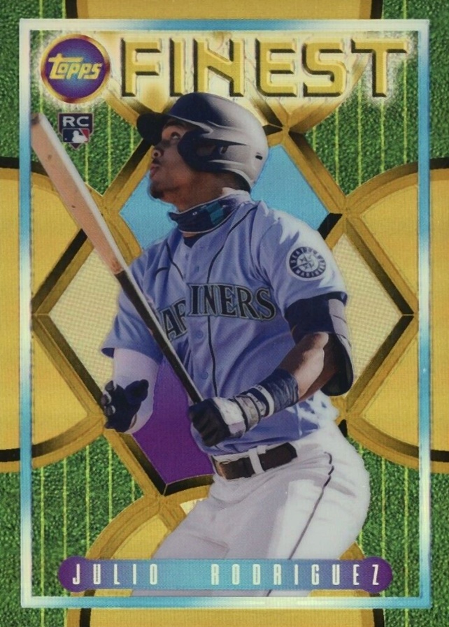 2022 Topps Finest Flashbacks Julio Rodriguez #60 Baseball Card