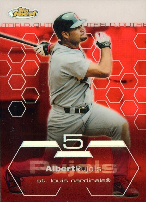 2003 Finest  Albert Pujols #95 Baseball Card