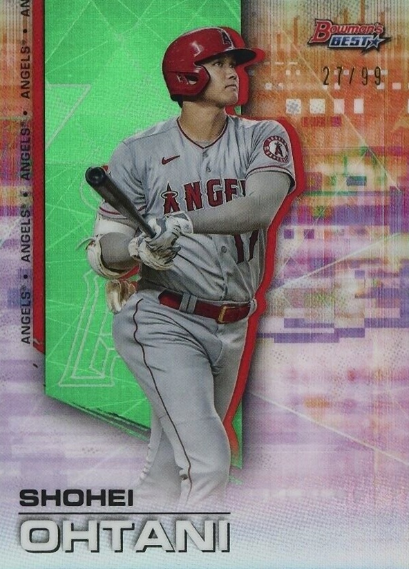 2021 Bowman's Best Shohei Ohtani #67 Baseball Card