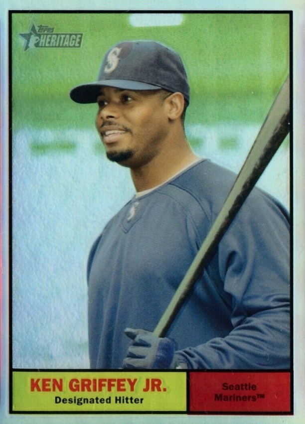 2010 Topps Heritage Chrome Ken Griffey Jr. #C148 Baseball Card