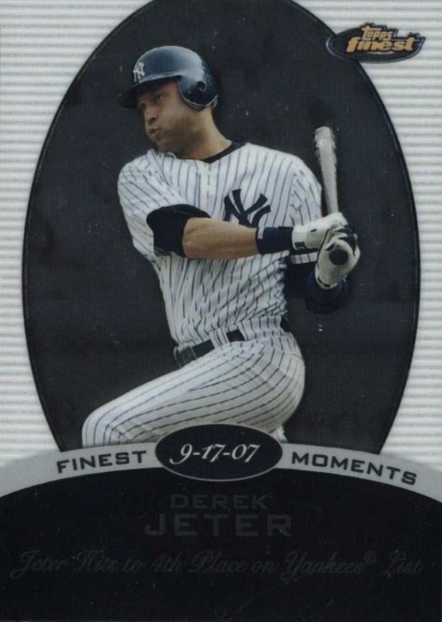 2008 Finest Moments Derek Jeter #FM-DJ Baseball Card