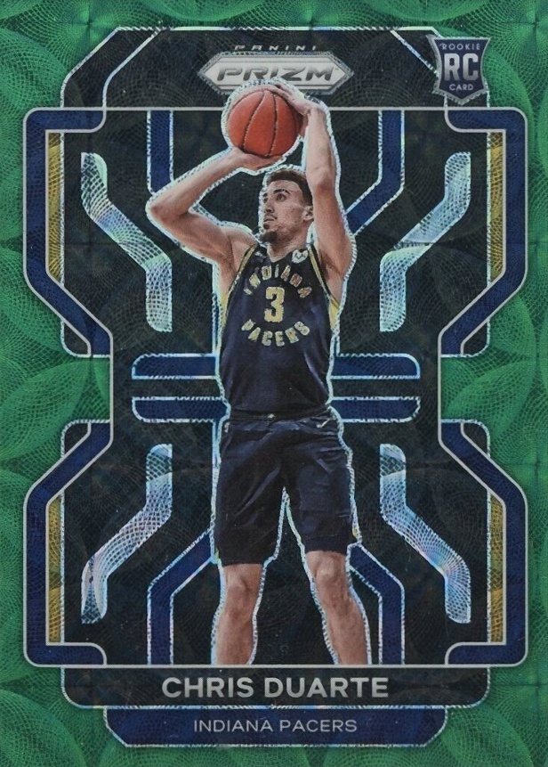 2021 Panini Prizm Chris Duarte #315 Basketball Card