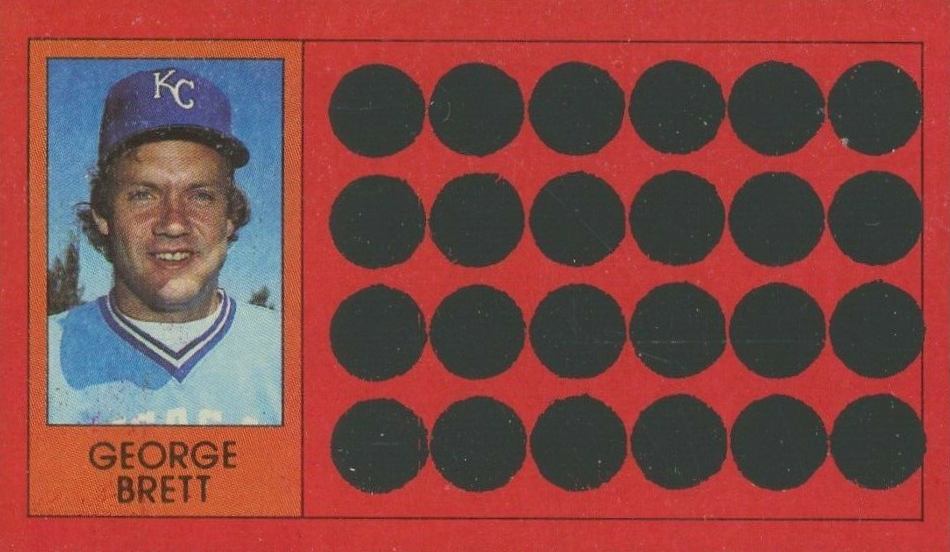 1981 Topps Scratch-Offs George Brett #1 Baseball Card