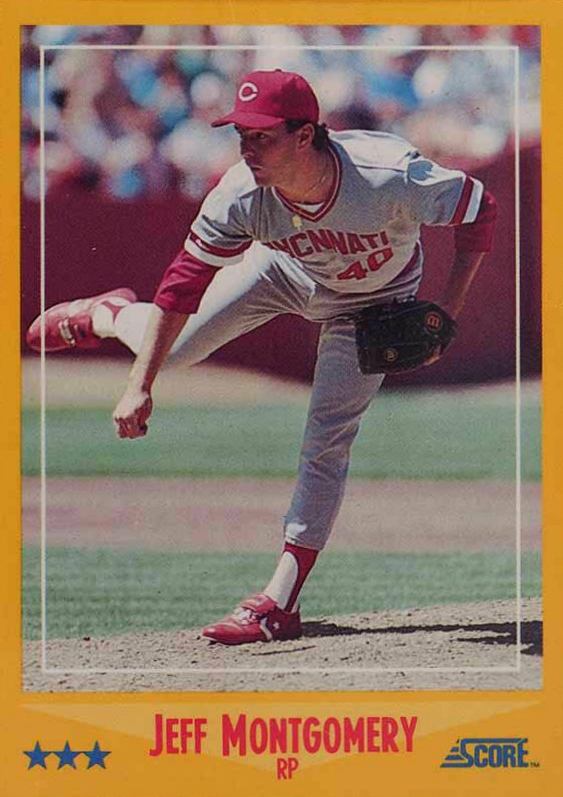 1988 Score Glossy Jeff Montgomery #497 Baseball Card