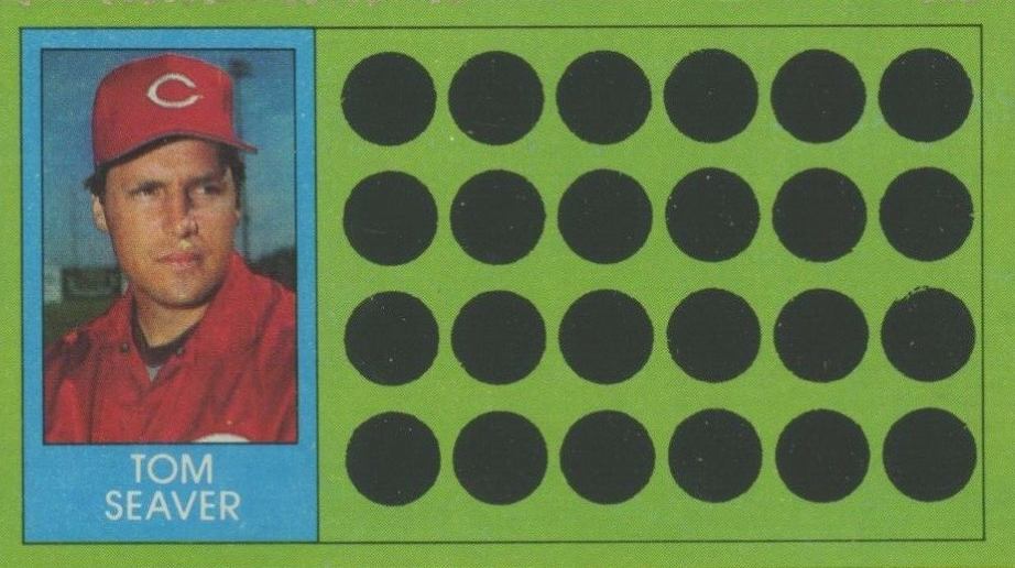 1981 Topps Scratch-Offs Tom Seaver #107 Baseball Card