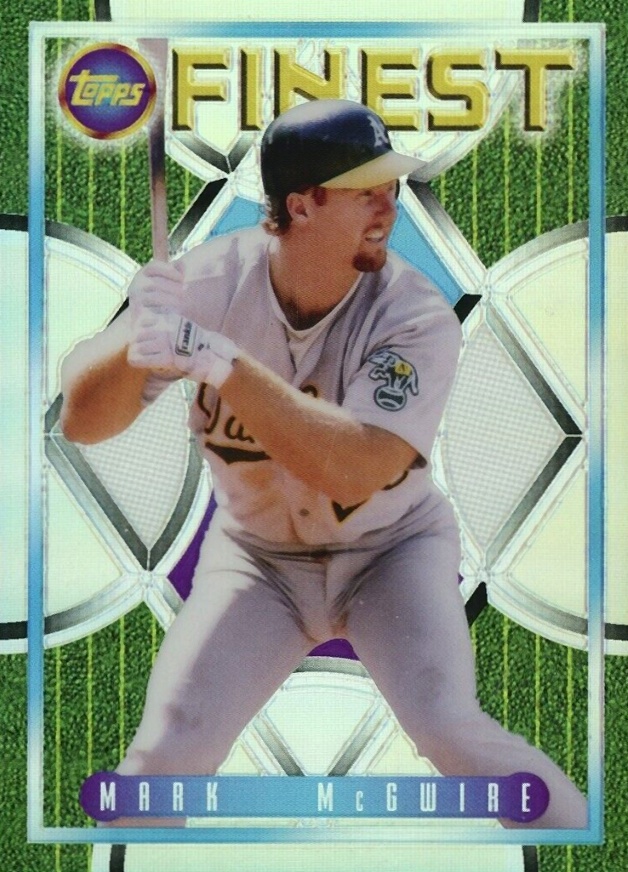 2022 Topps Finest Flashbacks Mark McGwire #209 Baseball Card