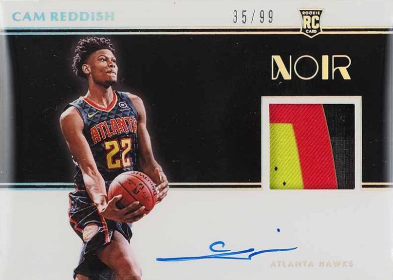 2019 Panini Noir Cam Reddish #372 Basketball Card