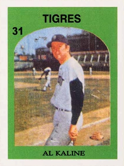 1972 Venezuelan Stamps Al Kaline #31 Baseball Card