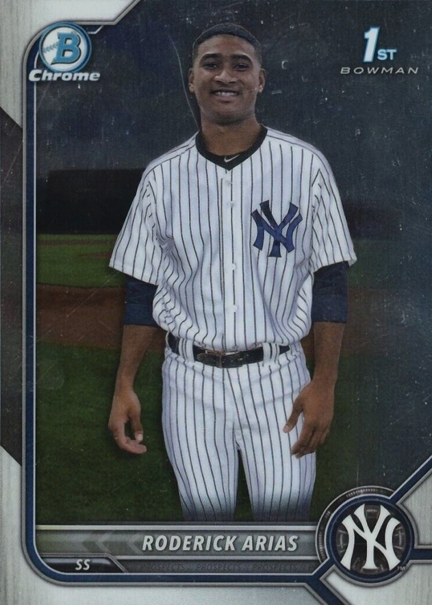 2022 Bowman Chrome Prospects Roderick Arias #BCP153 Baseball Card