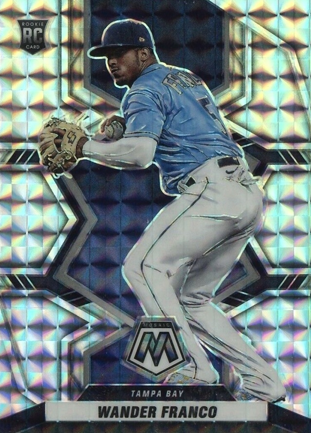 2022 Panini Mosaic Wander Franco #244 Baseball Card