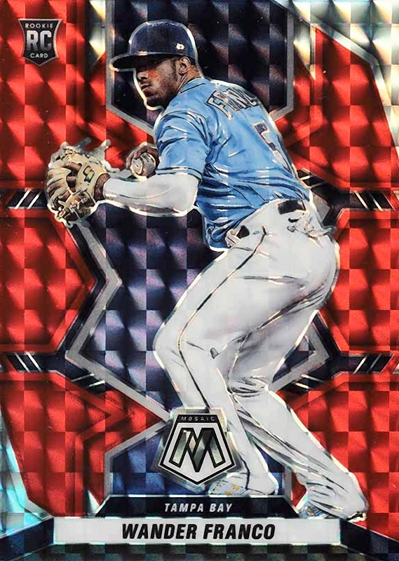 2022 Panini Mosaic Wander Franco #244 Baseball Card