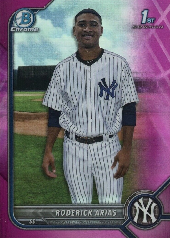 2022 Bowman Chrome Prospects Roderick Arias #BCP153 Baseball Card