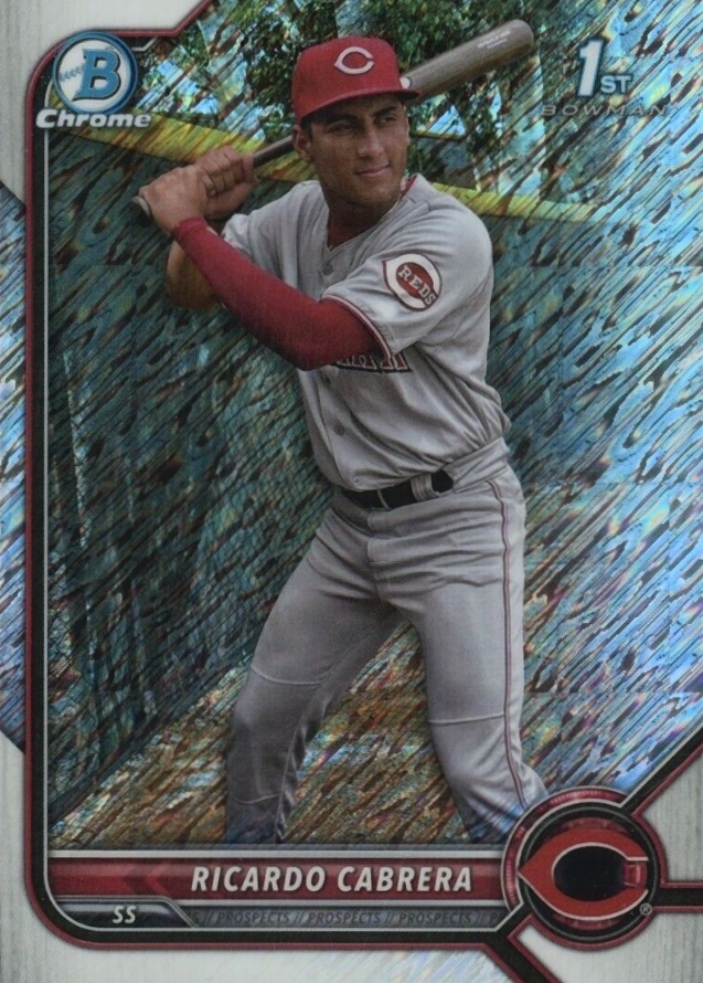 2022 Bowman Chrome Prospects Ricardo Cabrera #BCP158 Baseball Card