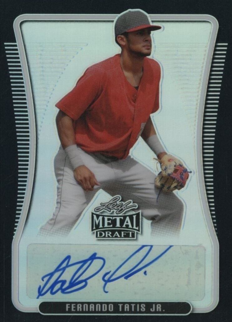 2020 Leaf Metal Draft Autograph Fernando Tatis Jr. #BAFT1 Baseball Card