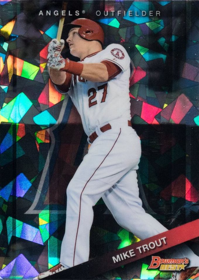 2015 Bowman's Best  Mike Trout #1 Baseball Card