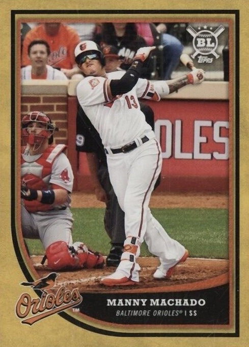 2018 Topps Big League Manny Machado #105 Baseball Card