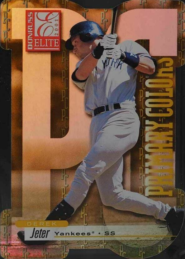 2001 Donruss Elite Primary Colors Derek Jeter #PC-5 Baseball Card