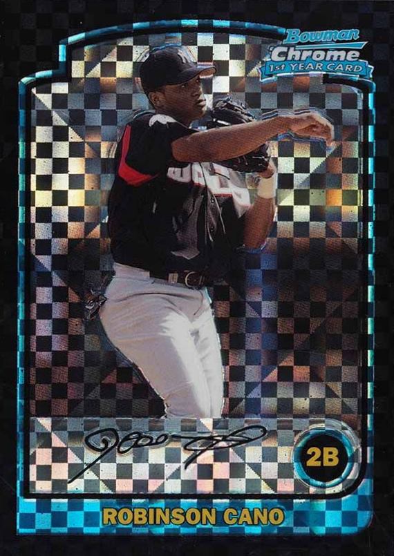 2003 Bowman Chrome Draft Picks Robinson Cano #124 Baseball Card