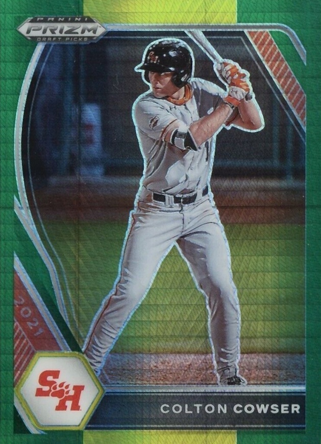 2021 Panini Prizm Draft Picks Colton Cowser #PDP5 Baseball Card