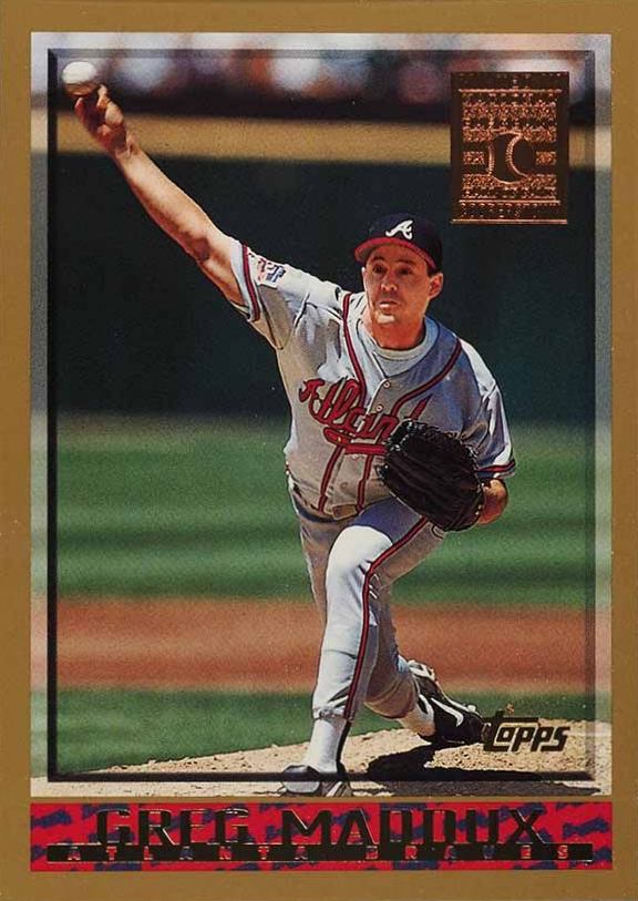 1998 Topps Greg Maddux #296 Baseball Card