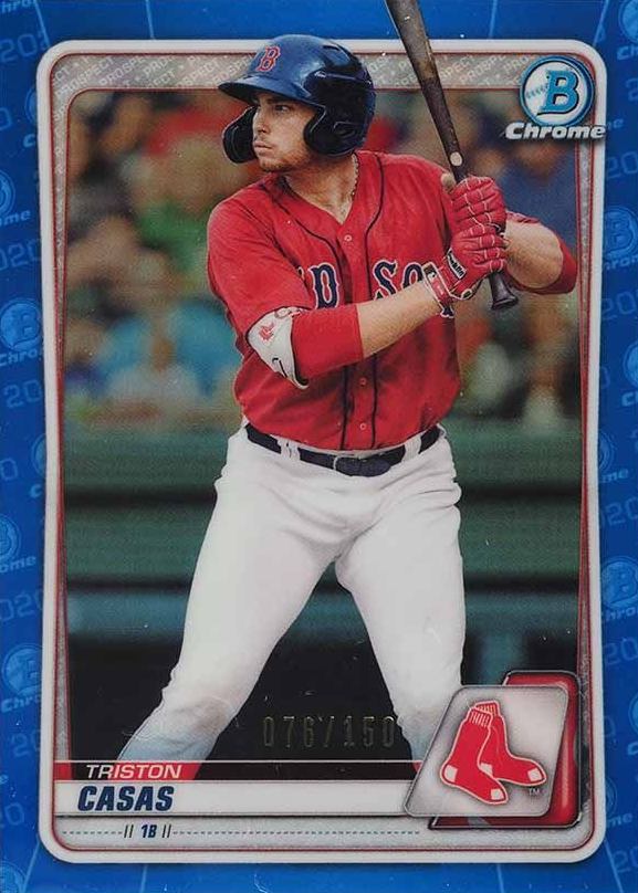 2020 Bowman Draft Triston Casas #BD83 Baseball Card