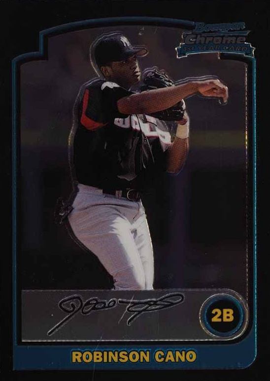 2003 Bowman Chrome Draft Picks Robinson Cano #124 Baseball Card