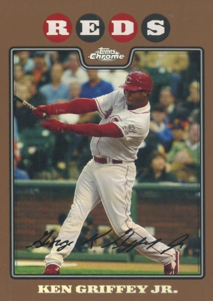 2008 Topps Chrome Ken Griffey Jr. #152 Baseball Card