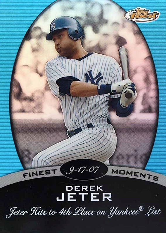 2008 Finest Moments Derek Jeter #FM-DJ Baseball Card