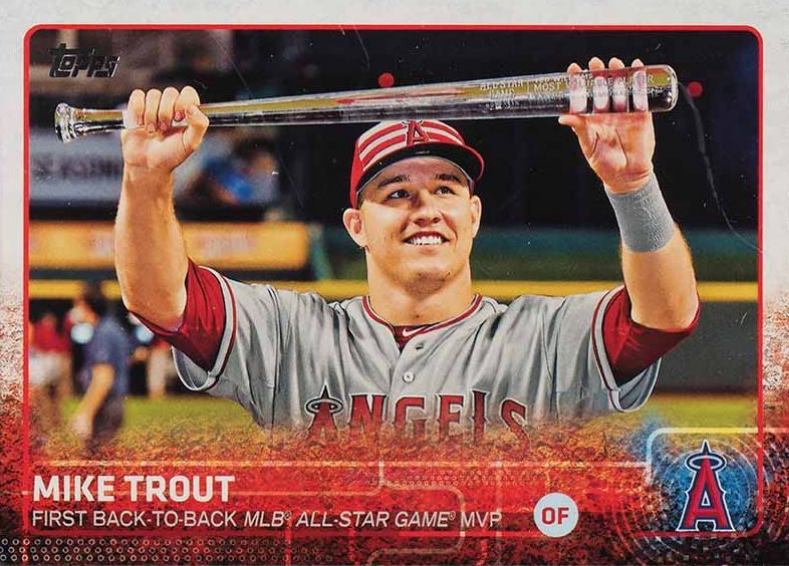 2015 Topps Update Mike Trout #US227 Baseball Card