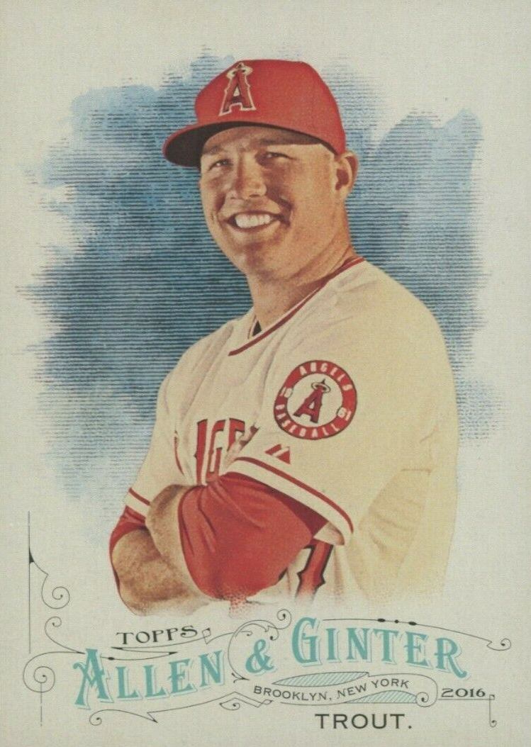 2016 Topps Allen & Ginter  Mike Trout #194 Baseball Card