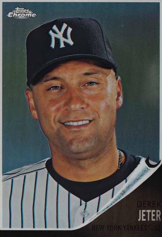 2011 Topps Heritage Chrome Derek Jeter #C170 Baseball Card