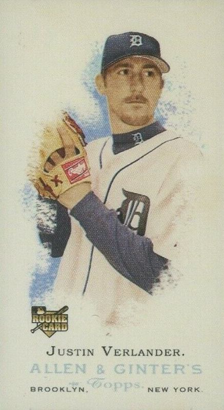 2006 Topps Allen & Ginter Justin Verlander #74 Baseball Card