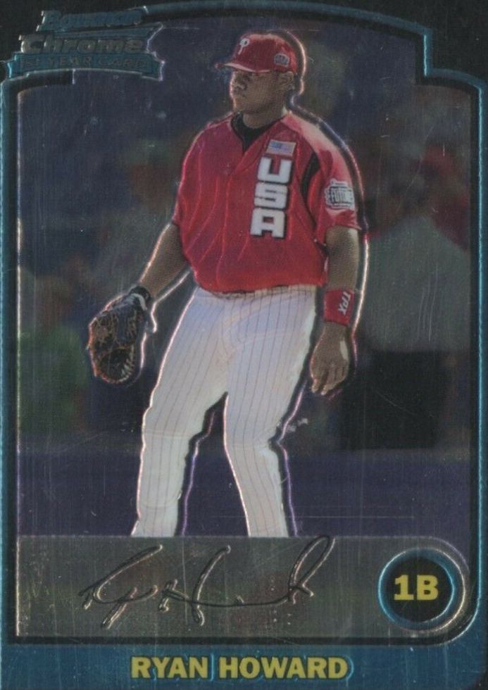 2003 Bowman Chrome Draft Picks Ryan Howard #138 Baseball Card